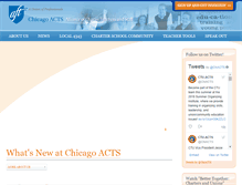 Tablet Screenshot of chicagoacts.org